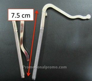 Zin alloy money clip