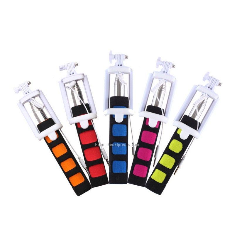 2015 New Intelligent Universal stripline monopod, Wireless Remote Shutter Monopod, selfie stick