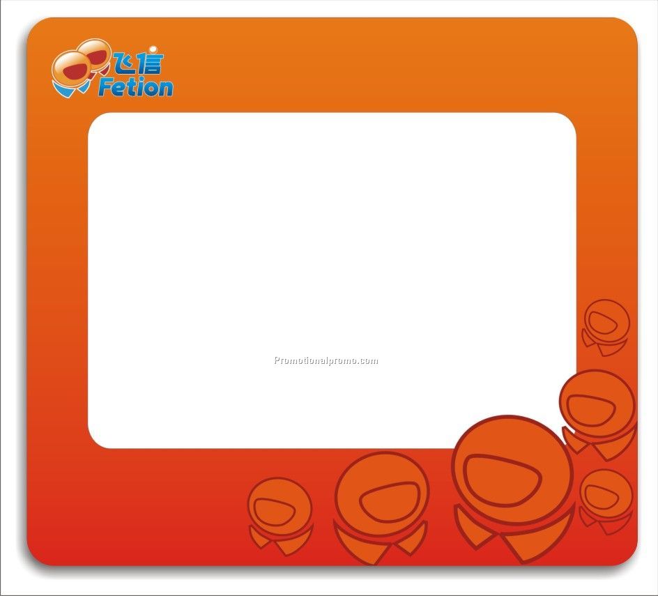 Orange Photoframe Mousepad