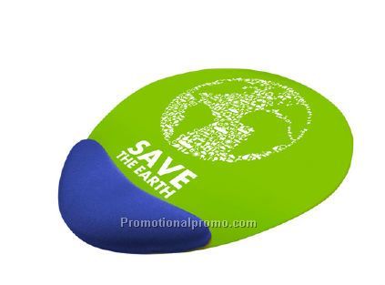 PVC and silicone Mouse Pad With Ergonomic Wrist Rest