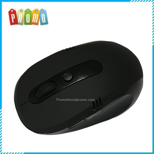 Black colro mini 2.4g wireless optical mouse driver with matt surface