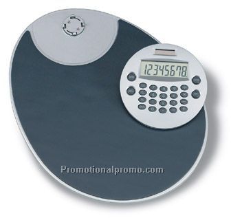 Mouse pad with calculator