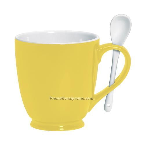 Mug - Bistro with Spoon, 20 oz