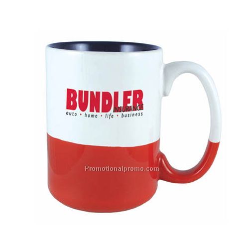 Mug - Red Accent Collegiate, 15 oz.