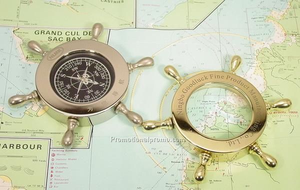 Nautical Compass & Magnifier