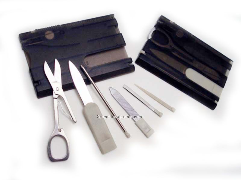 Swiss Card Classic, Multi funtion tool card set with light, Swiss Card Lite