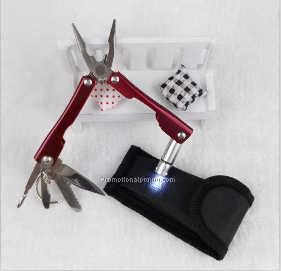 Multi function pliers with LED light