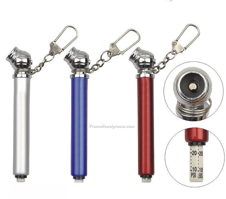Tire Pressure Gauge Keychain