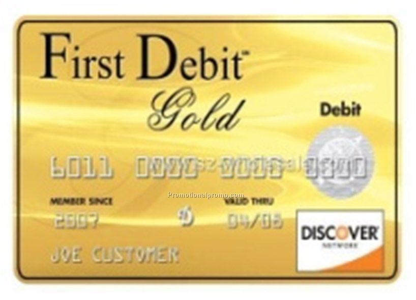 Metal gold card