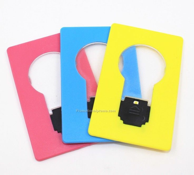 PVC led  business card light