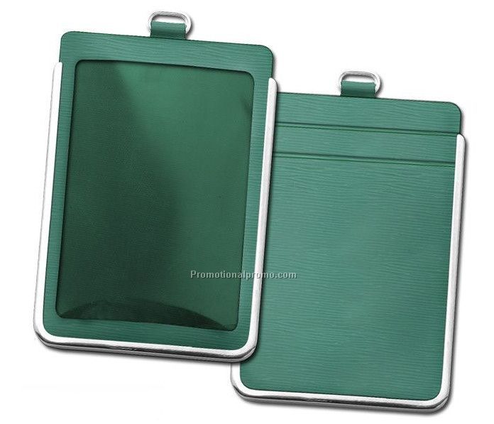 leather ID card holder