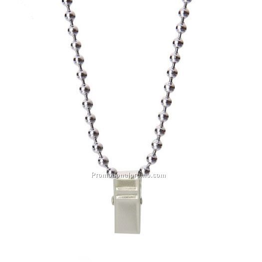 Beaded Necklace with bulldog clip