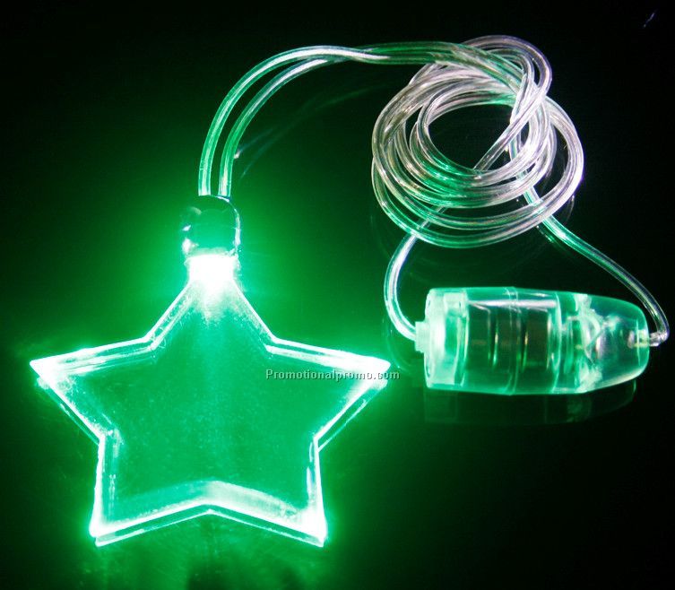 Light up stars necklace