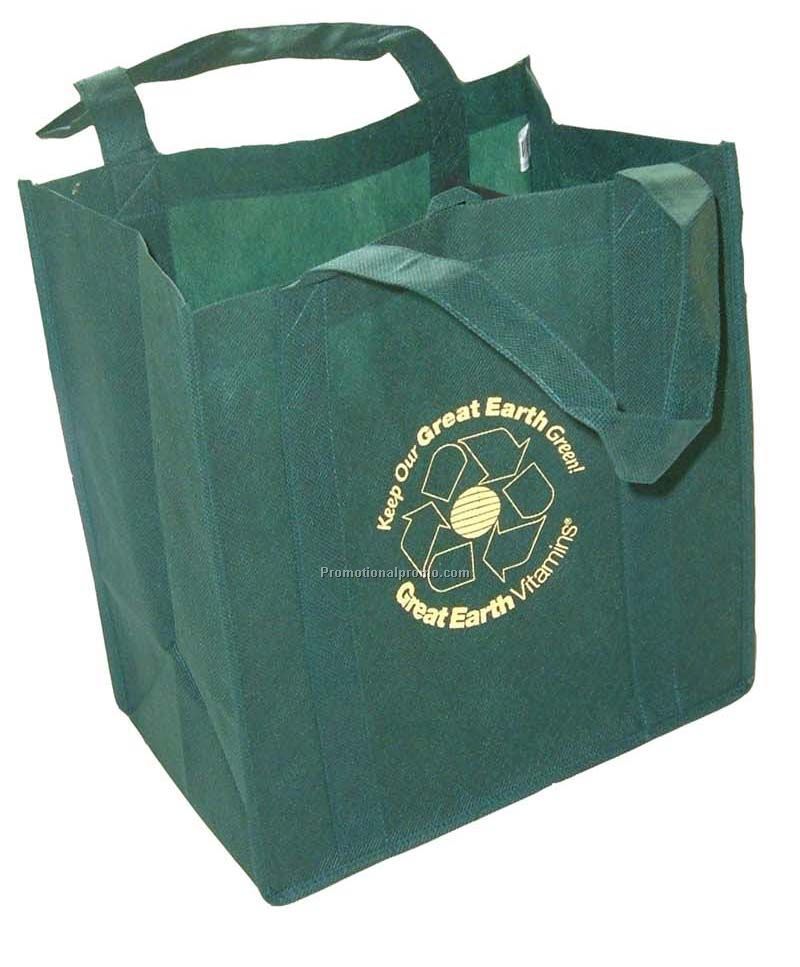 Non woven shopping bag-green