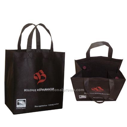 Non-Woven Bag with Wine Bottle Holder
