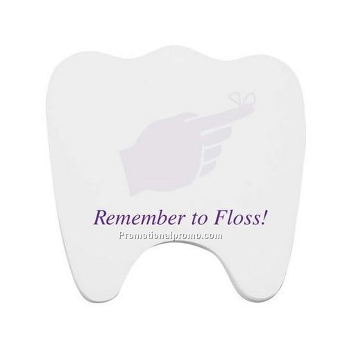 Note Pad - 3M Post-tire; Tooth Shaped Pastel, 25 Sheet