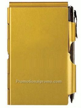 Aluminum Noteboook with pen