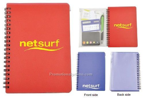 Notebook with PVC Pouch