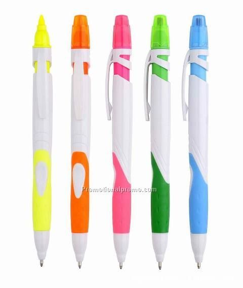 2 in 1 promotional novelty pen