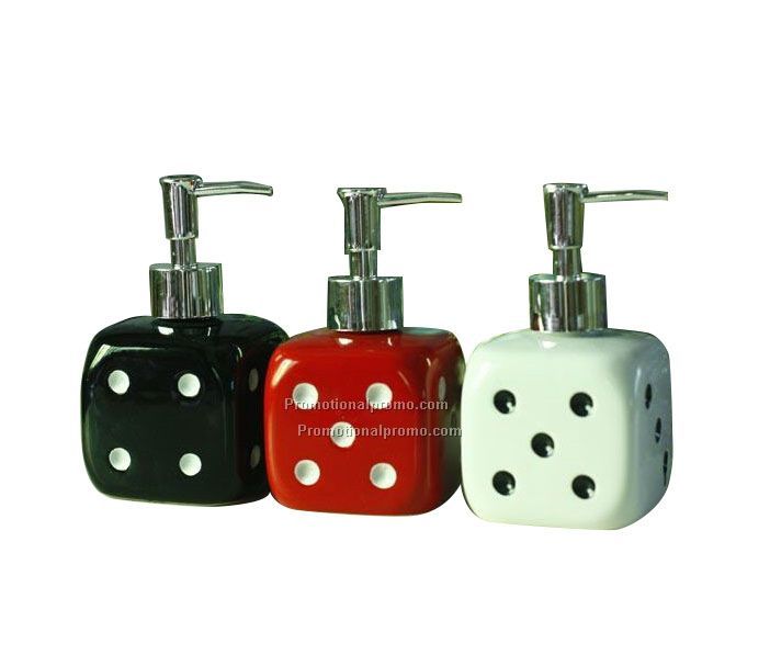 Dice hand washing liquid bottle