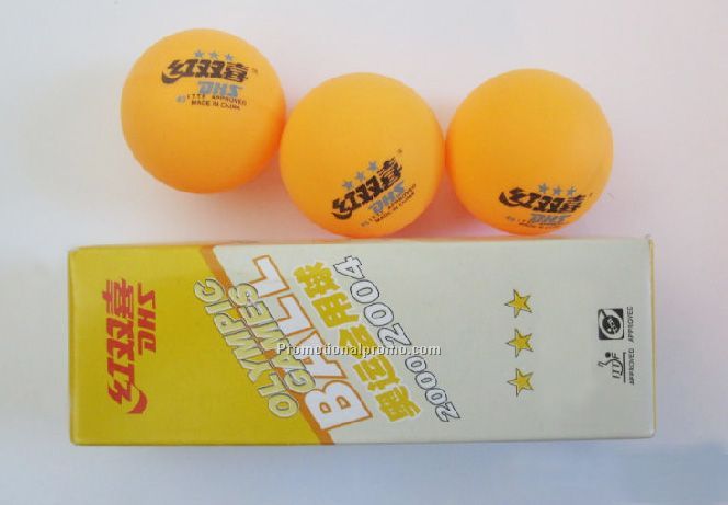 3-packed Pingpong ball