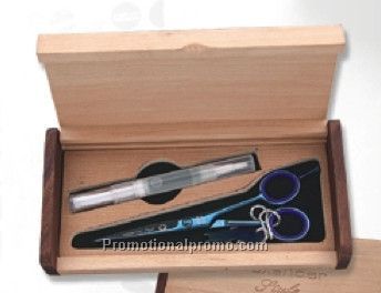 Scissor Dedication Wood Box