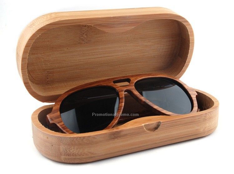 Bamboo wood sunglasses box