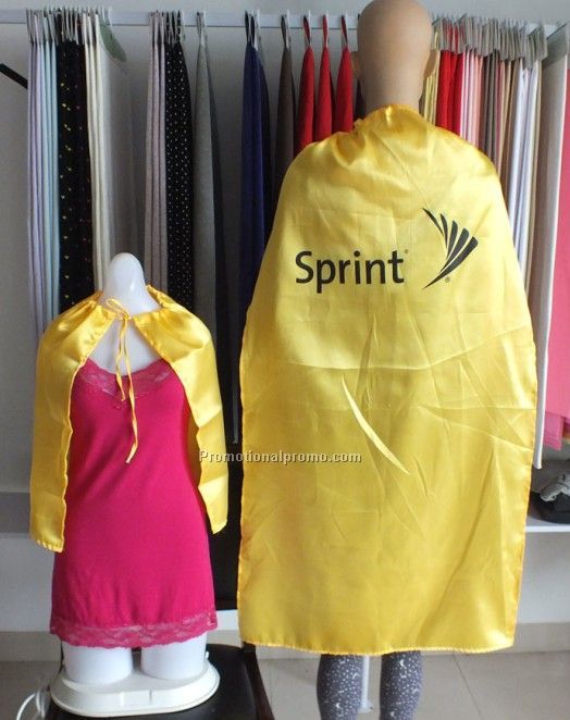 Promotional Customized Satin Hero Capes