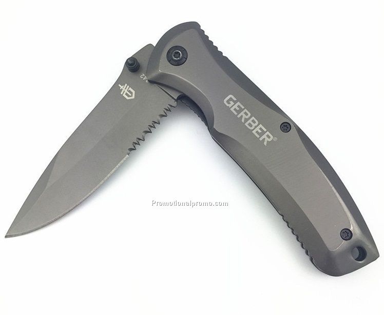 Titanium plated foldable knife