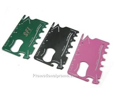 Metal utility card knife