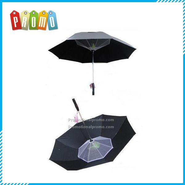 Umbrella With Fan