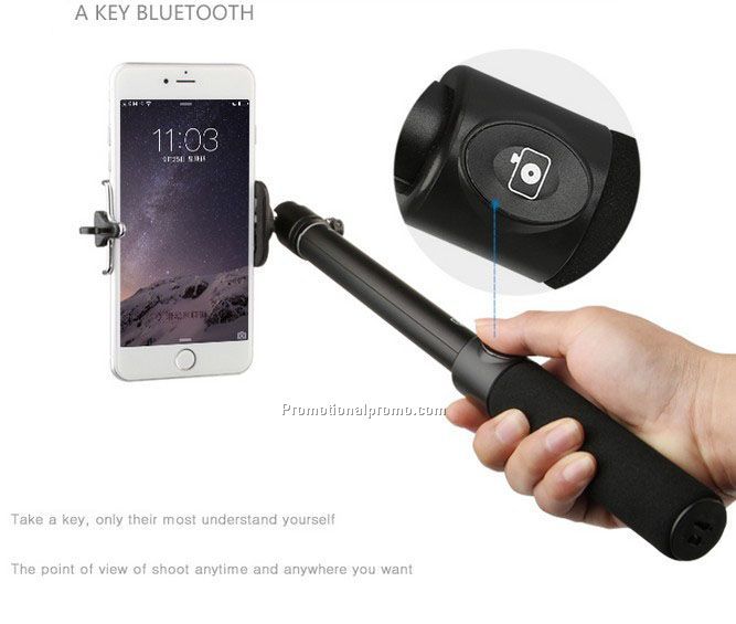 High quality wireless bluetooth caerma, bluetooth monopod, selfie stick