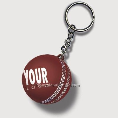 Cricket Ball Stress Key Ring