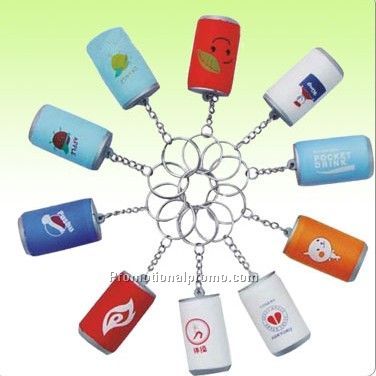 PU Can with Keychain