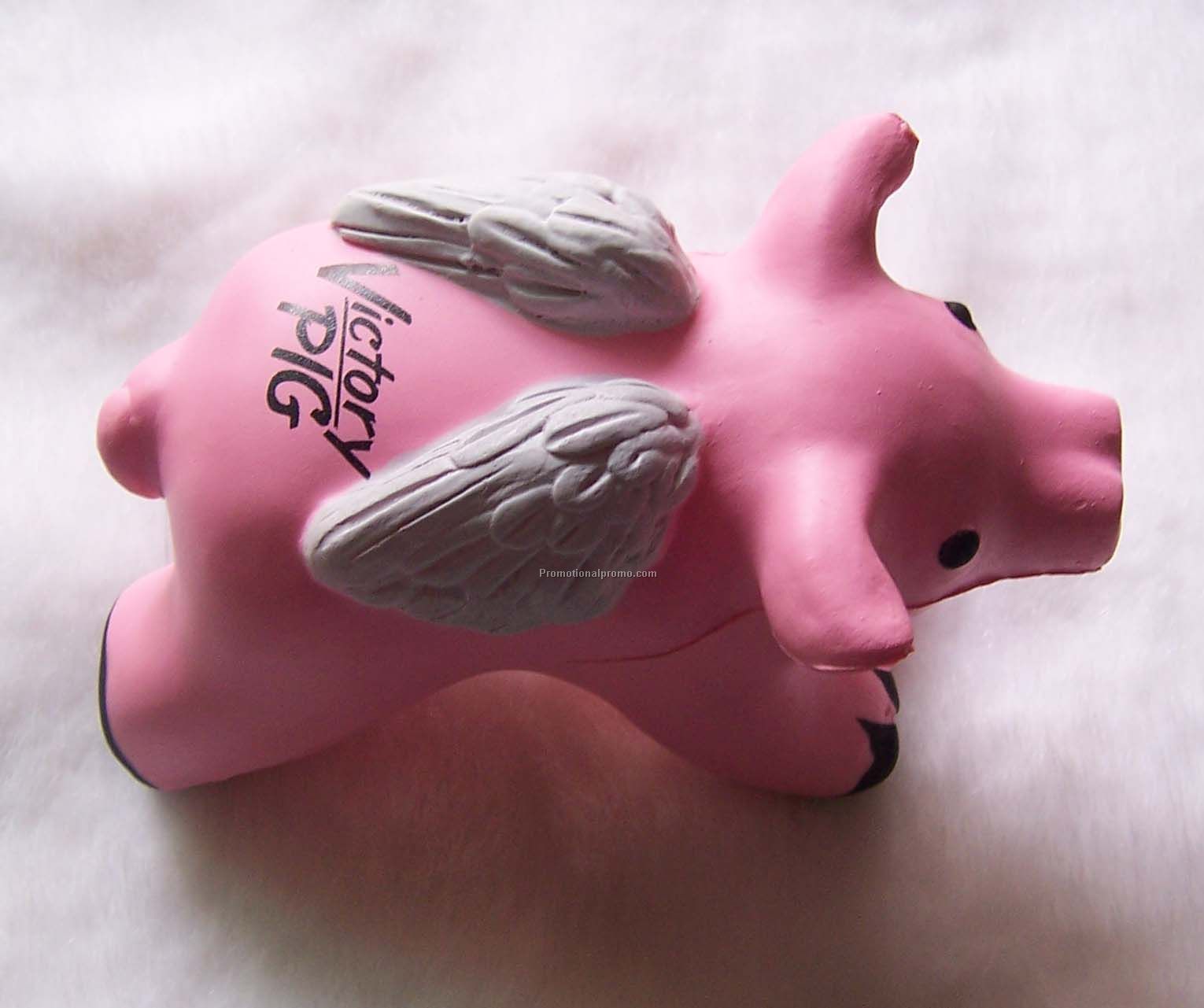 PU Flying Pig stress reliever, PU Stress Pig