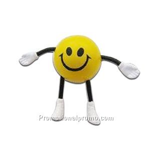 Smile face pu stress ball