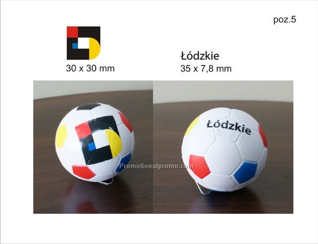 Colorful PU Stress football