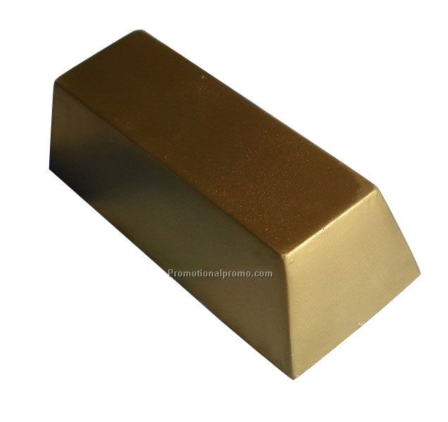 Gold Bar PU Stress Ball