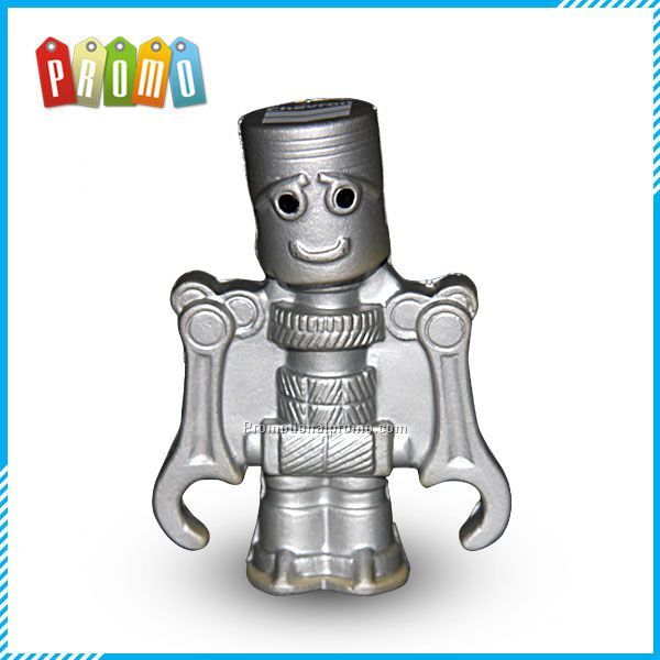 Fun robot pu stress ball ,PU toy