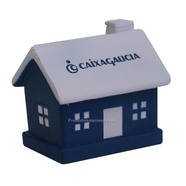 House shape PU stress ball