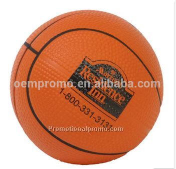 Basketball PU stress ball,stress toy