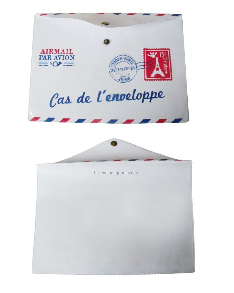 Customized promotional PVC envelope