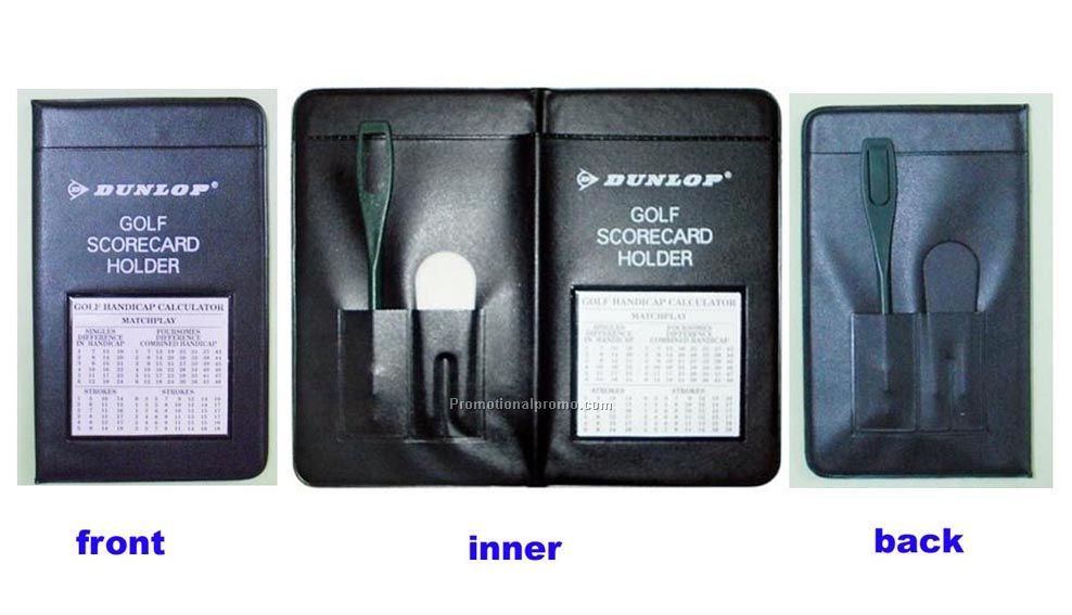 PVC Leather Golf Card Wallets