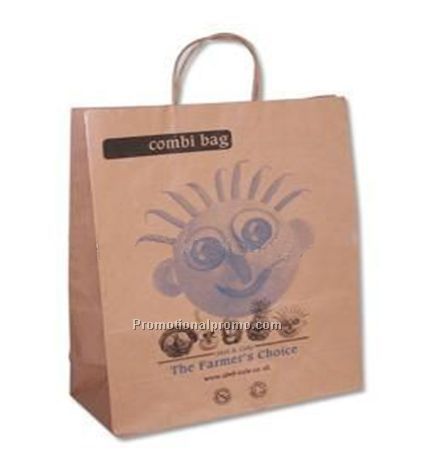 Small Recycled Carrier bags, Kraft paper bags