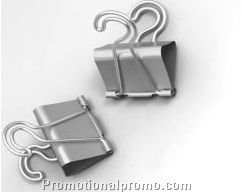 Hook-shaped fancy binder clip