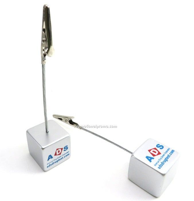 Metal memo clip printing logo