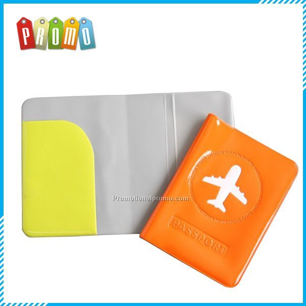 Promotional Customized color PVC travel Passport Cover