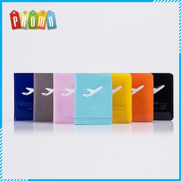 Different color Plastic PVC Passport Cover for Travel