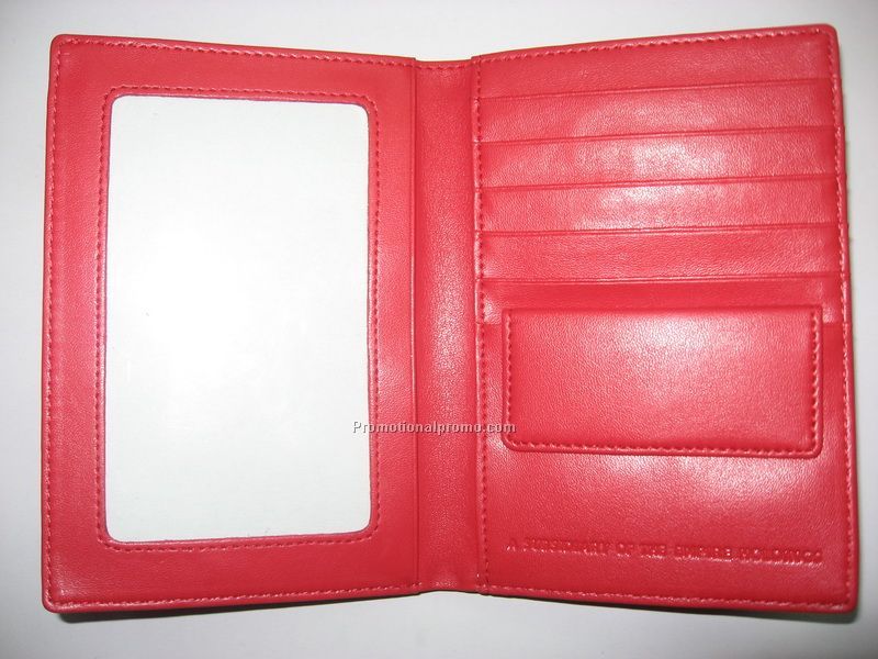 PU leather passport holder