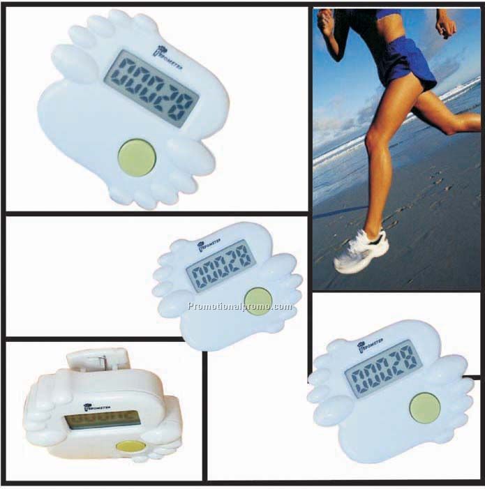Foot shape pedometer, Mini pedometer